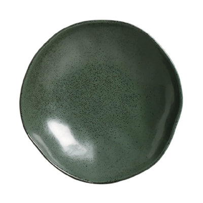 Porto Brasil Organic Plates Stoneware Greenery ( Case of 12)