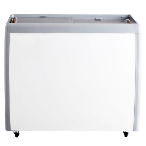 Omcan FR-CN-0260-R 39-inch Ice Cream Display Chest Freezer with Flat Glass Top