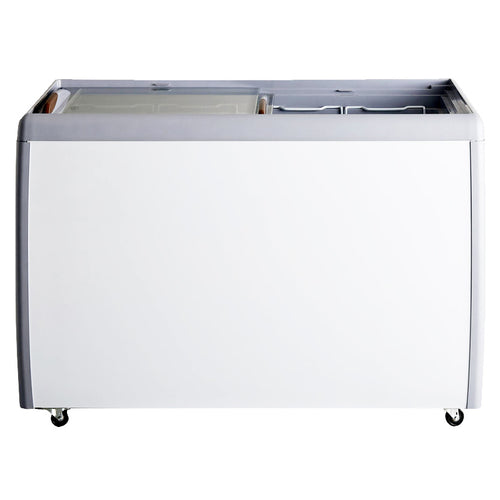 Omcan FR-CN-0360-R 50-inch Ice Cream Display Chest Freezer with Flat Glass Top