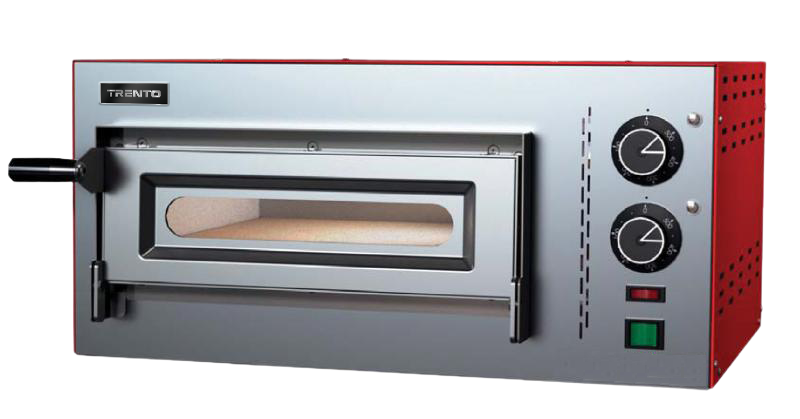 Omcan PE-IT-0005-110V Trento Compact Series 23″ Single Chamber Pizza Oven with 13.75″ Chamber – 2.3 kW, 110 V