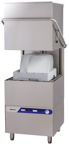 Omcan CD-GR-1500 26-inch Upright High Temperature Dishwasher with Digital Control