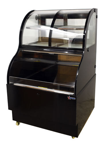 Omcan RS-CN-0348 36-inch Dual Service Open Refrigerated Floor Display Case