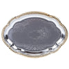 Vollrath Model No. 47265 : Odyssey™ Serving Tray, large, oval, chrome plated, with decorative engraving