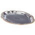 Vollrath Model No. 47265 : Odyssey™ Serving Tray, large, oval, chrome plated, with decorative engraving