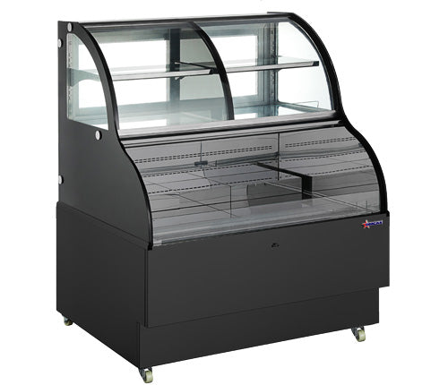 Omcan RS-CN-0468 48-inch Dual Service Open Refrigerated Floor Display Case