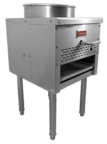Omcan CE-CN-WOK NG Wok Range 13″ Ring 95,000 BTU – Natural Gas