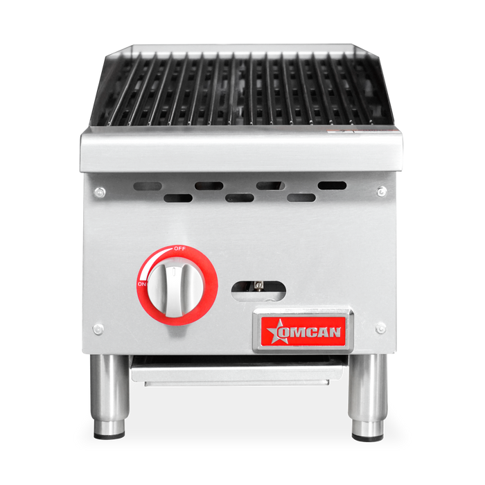 Omcan CE-CN-CB12-M 12″ Radiant Gas Charbroiler, 1 burner, 35000 BTU