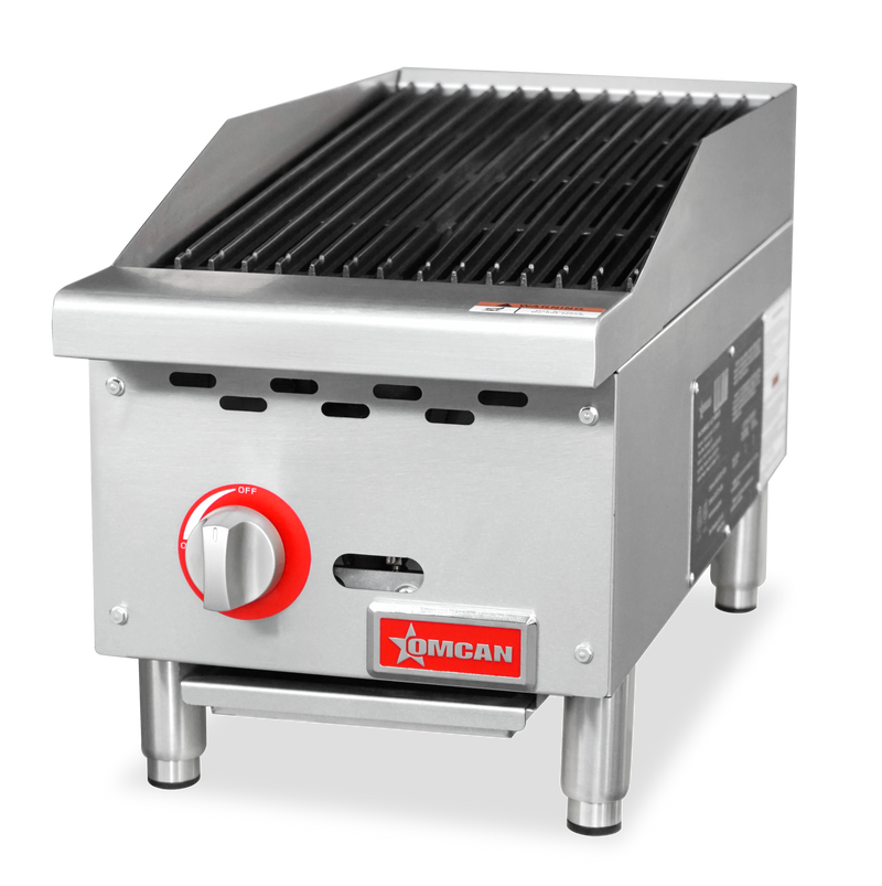 Omcan CE-CN-CB12-M 12″ Radiant Gas Charbroiler, 1 burner, 35000 BTU