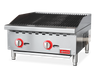 Omcan CE-CN-CB24-M 24″ Radiant Gas Charbroiler, 2 burners, 70000 BTU
