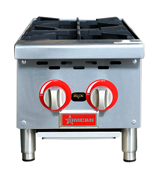 Omcan CE-CN-HP12-M 12″ Hot Plate with 2 Burners
