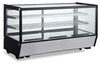 Omcan RS-CN-0252-5 60-inch Square Glass Countertop Refrigerated Showcase 252 L