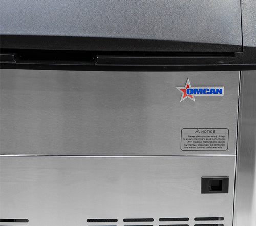 Omcan IC-CN-0289S 26″ Ice Maker 80lb / 36 kg Bin Capacity, 280lb / 127 kg Production per Day – 1 HP, 110V