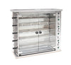 Omcan CE-CN-KJ-5 47″ Countertop Natural Gas Rotisserie, 5 Spits, 20 Chicken Capacity, 105,000 BTU
