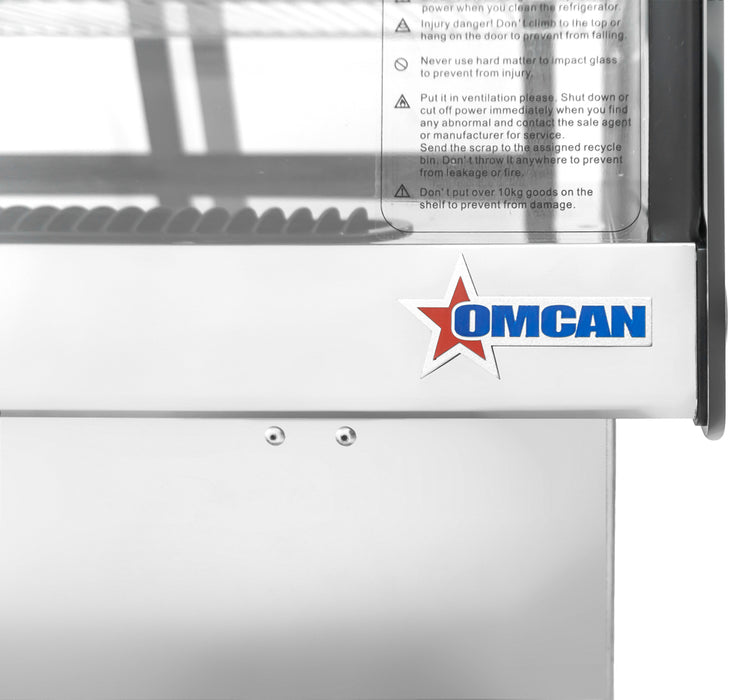 Omcan RS-CN-0160-4D 35-inch Drop-in Refrigerated Showcase 112 L / 3.95 cu.ft.