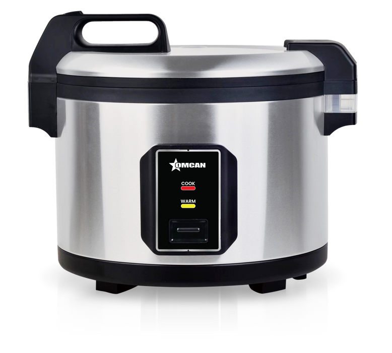 Omcan CE-CN-0060-E Commercial 64 cup (13 Liter) Electric Rice Cooker – 1000 W, 120 V