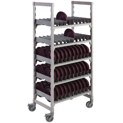 Cambro Camshelving Premium Double Drying Rack Mobile Unit – Speckled Gray