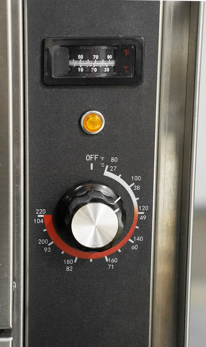 Omcan FW-CN-0002 Double Freestanding Narrow Warming Drawer – 120 V, 900W