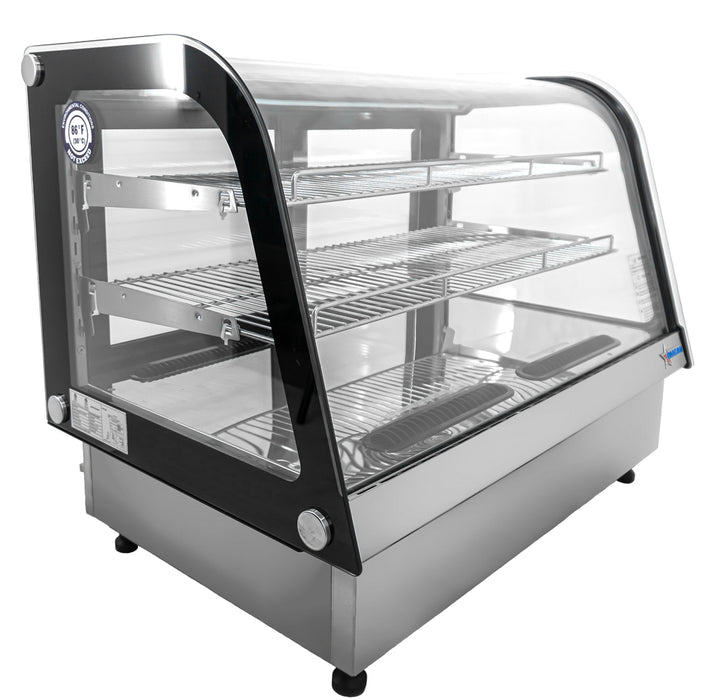 Omcan RS-CN-0160-4D 35-inch Drop-in Refrigerated Showcase 112 L / 3.95 cu.ft.