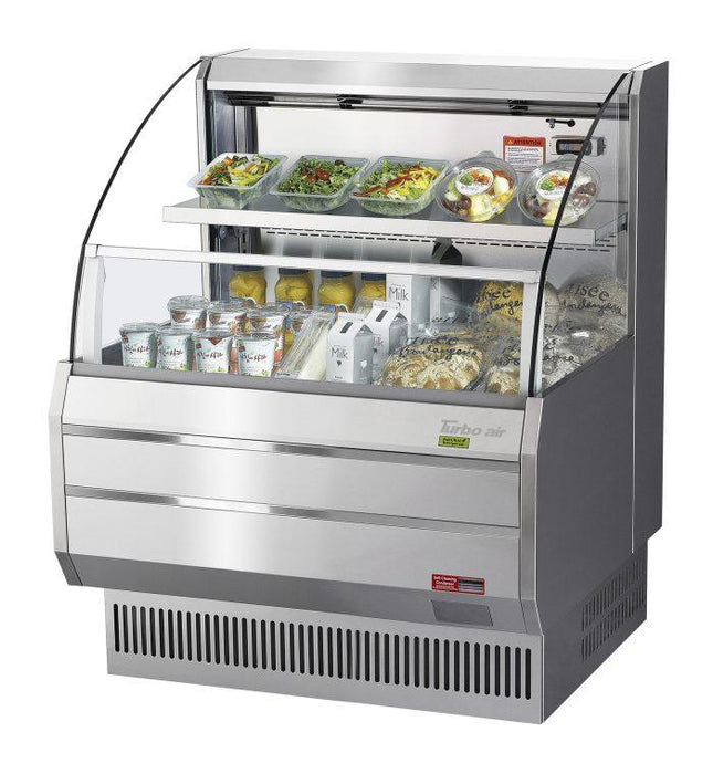 Turbo Air TOM-30LS-N Horizontal Open Display Merchandiser, 5.1 cu. ft.