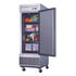 Dukers Reach-Ins Refrigerator D28F Single Door Commercial Freezer in Stainless Steel