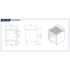 GSW Cabinets Stainless Steel Glass Rack Storage Cabinet