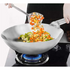 Stainless Steel Chinese Wok With Welded Handles - by Winco,  Available in Different Sizes