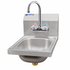 GSW Stainless Steel Wall Mount Hand Sink w/ Lead-free Faucet and Strainer