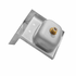 GSW Stainless Steel Wall Mount Hand Sink With Deck Mount Faucet