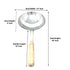 Steel Deep Fry Pan/ladle with wooden handle  (Available in different Sizes)