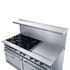 Dukers Range Ovens DCR60-6B24GM 60″ Gas Range with Six (6) Open Burners & 24″ Griddle