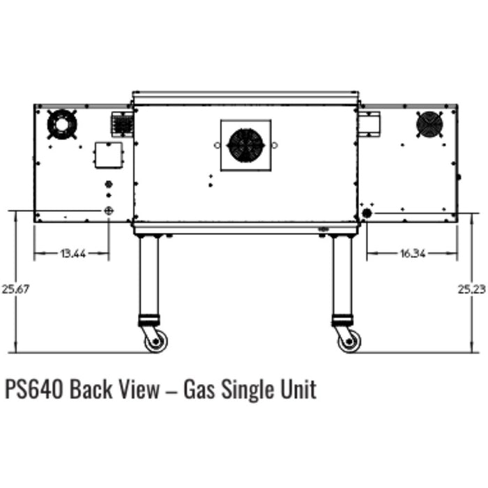 Middleby Marshall PS640 Electric or Gas WOW! Impingement Conveyor Oven - Single/Double/Triple Stack options Available