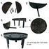 Baffle Burner Plate for Tandoor Clay Oven with welded legs in 13, 16, 18. 20, 22 & 24 Diameter Sizes