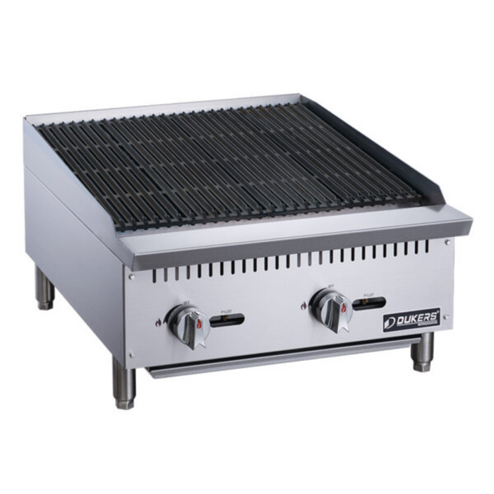 Dukers Charbroilers  DCCB24 24 in. W Countertop Charbroiler