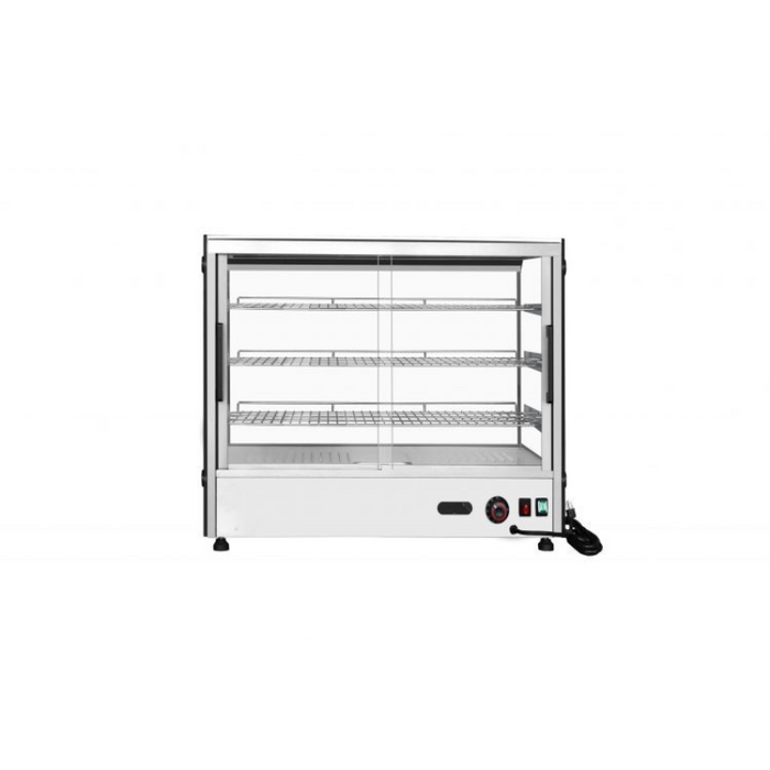 CHDS-53 — Countertop Heated Square Display Case (5.3 cu ft)