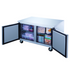 Dukers Undercounter Freezer DUC48F 2-Door Undercounter Freezer in Stainless Steel