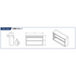 GSW Cabinets Stainless Steel Slope Top Wall Cabinets - Hinged Doors