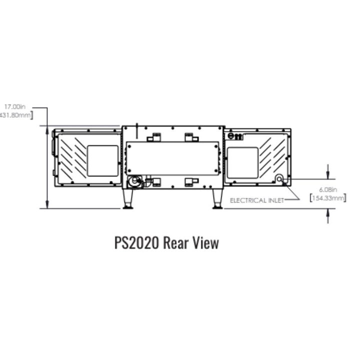 Middleby Marshall PS2020 Gas Countertop Conveyor Oven - Single/Double/Triple Stack options Available