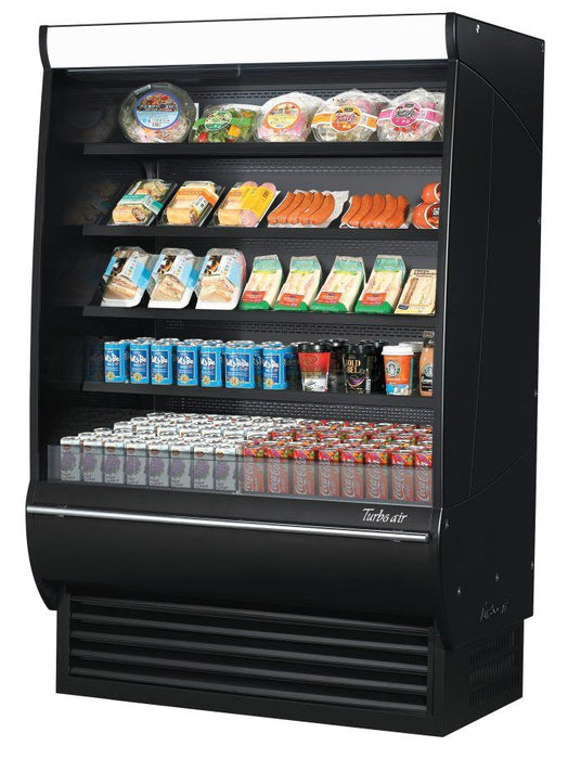 Turbo Air TOM-48DXB-SP(-A)-N Open Display Merchandiser , 23.2 cu.ft.