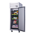 Dukers Reach-Ins Refrigerator D28AR Commercial Single Door Top Mount Refrigerator in Stainless Steel