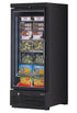 Turbo Air TJMF-30SDW(B)-N Super Deluxe Glass Merchandiser Freezer, one-section, 32 cu. ft.