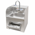 GSW Splash Guard Hand Sink with No Lead Faucet, Towel and Soap Dispenser