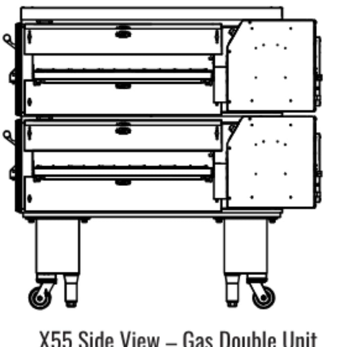 Middleby Marshall X55 X-Series Gas Conveyor Oven - Single/Double/Triple Stack options Available