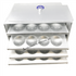 Fully assembled Heavy Duty Idli Steamer with multiple trays, ideal for restaurants and catering use.
