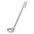 Winco LDI Series One-Piece Stainless Steel Ladles with Curved Handle Tip