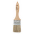 Winco Flat Pastry & Basting Brushes with Natural Boar Bristles and Wooden Handles