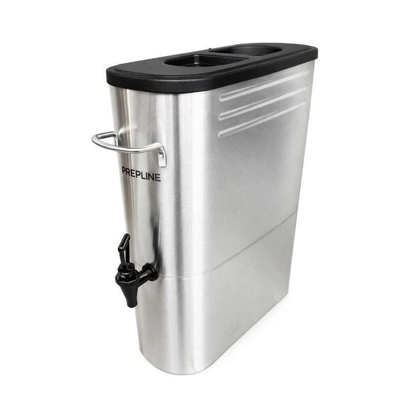 Prepline ITD5G 5 Gallon Slim Stainless Steel Iced Tea Dispenser