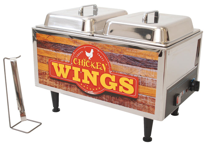 Winco 51072W Benchmark Chicken Wings Warmer, 120v (Price/Set)