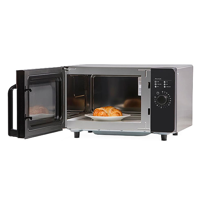 Amana RMS10DSA Stainless Steel Commercial Microwave with Dial Controls - 120V
