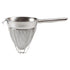 Winco Hollow Handle Stainless Steel Bouillon Strainers with Extra-Fine Mesh
