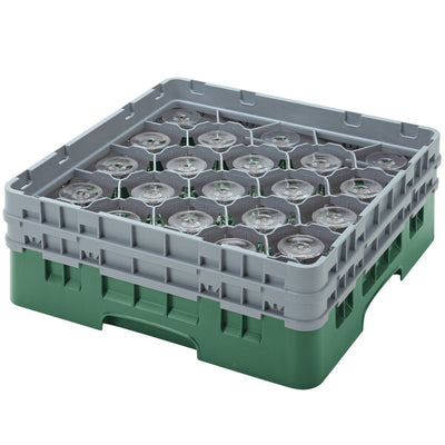 Cambro Camrack 20 Compartment Glass Rack with 5 1/4 Inch Compartments ( Case of 4 )